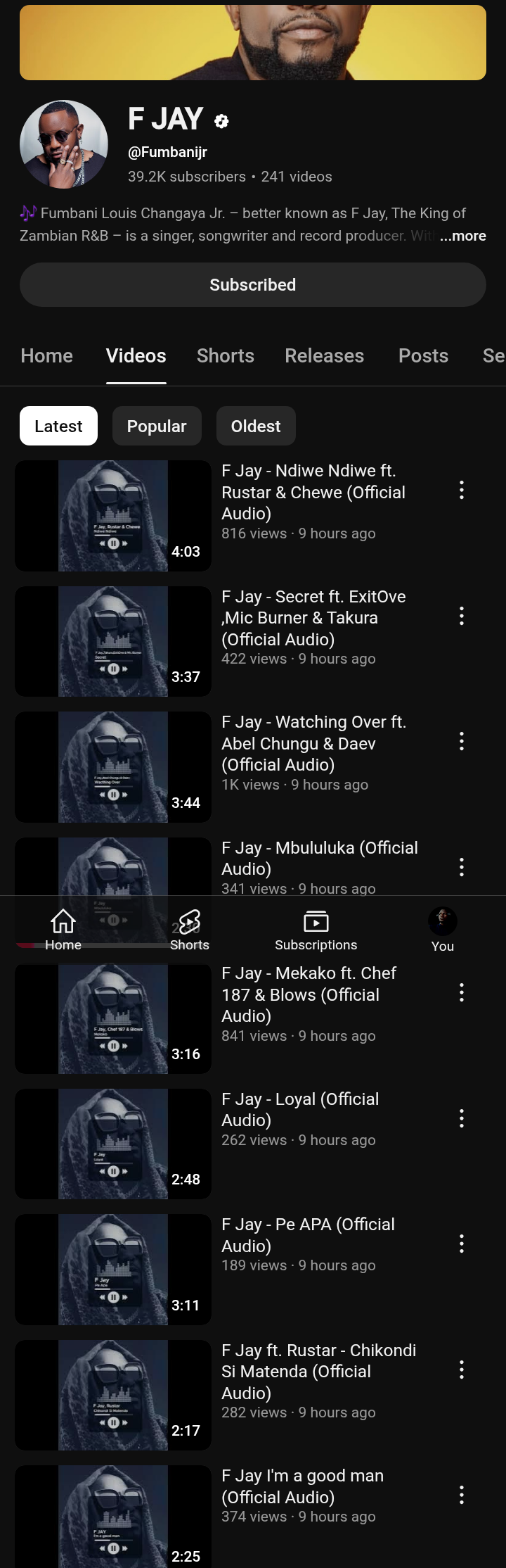 F Jay – Slept-On (Full Album)